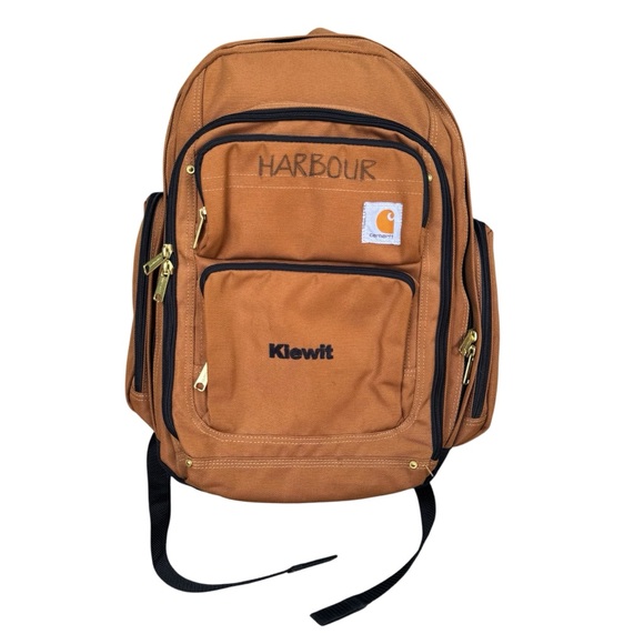 NEW Carhartt Foundry Series Pro Backpack Brown Canvas Book Bag Laptop 28L - Picture 1 of 11